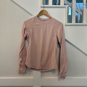 Aspire Blush Pink Long Sleeve Top Activewear size S